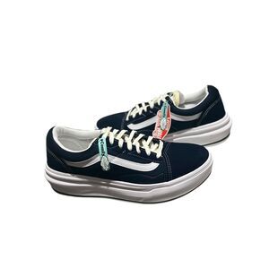 Vans Old Skool ComfyCush Navy Blue White Low-Top Sneakers Men’s 13 Women’s 14.5